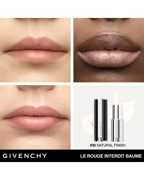 givenchy rouge insterdil lipstick|givenchy universal black lip balm.